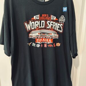Blue 84 Black Cotton T-Shirt from 2022 Men’s College World Series